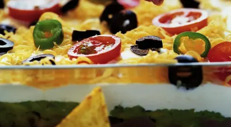 Apéritif mexicain à trois couches