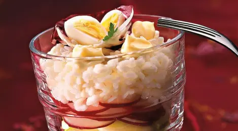 Reissalat mit Radieschen