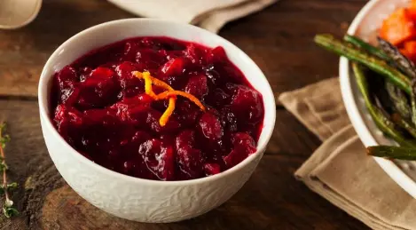 Salsa de arándanos sencilla