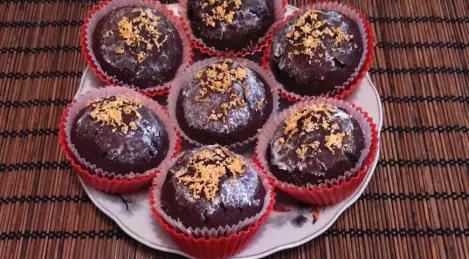 Muffin al cioccolato con cacao