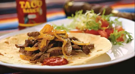 Fajitas mit Rindfleisch