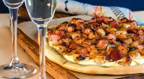 Flamkuchen Alsatian pie