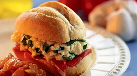 Omelette aux épinards et jambon