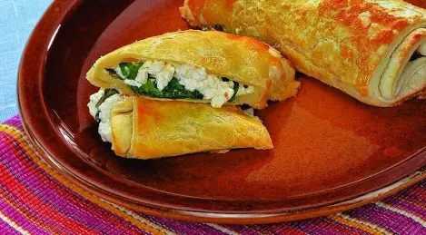 Feuilleté au fromage blanc et herbes aromatiques