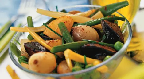 Printer with autumn mushrooms