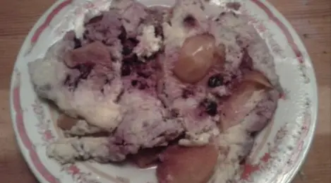 Tortilla de frutas y bayas