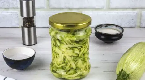 Pasta de calabacín para el invierno