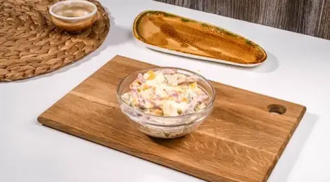 "Eastern" Salad with Corn and Cucumber