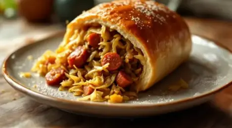 Cabbage pie with kefir