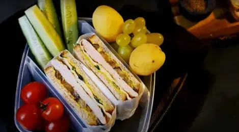 Hearty sandwich