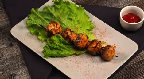 Funghi marinati per shashlik