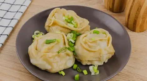Manti with potatoes