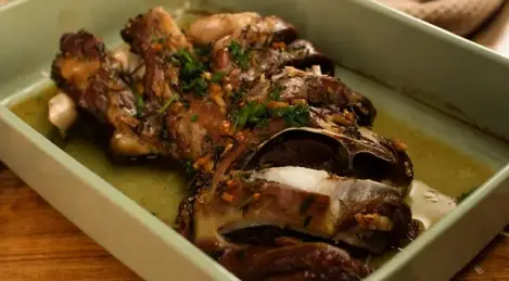 Cordero al horno