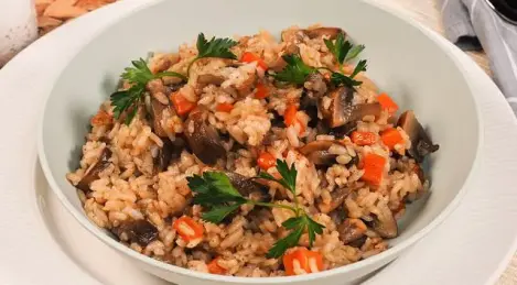 Pilaw mit Champignons