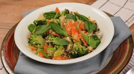 Quinoa with vegetables