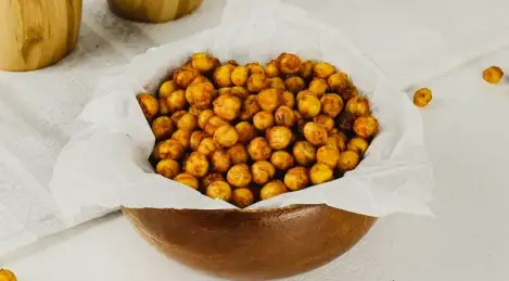 Pois chiches croustillants au four