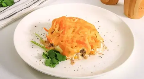 Französisches Fleisch mit Mais