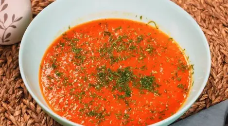 Soupe à la crème de tomates