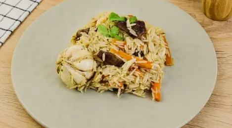 Pilaf di agnello uzbeko