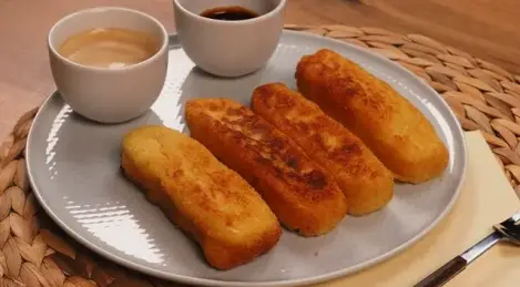 Palitos de patata con queso