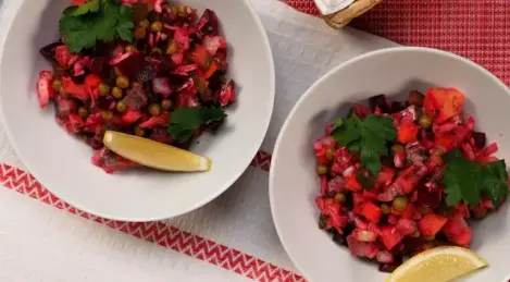 Vinaigrette with herring