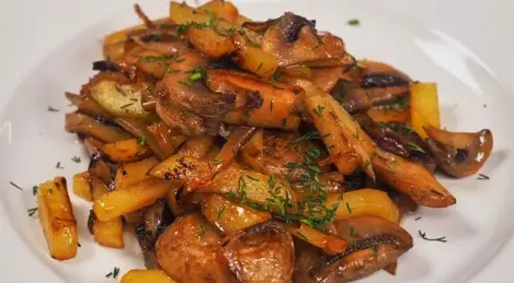 Funghi marinati fritti