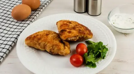 Brizol con champiñones y cebollas