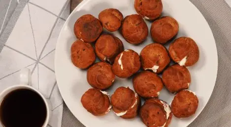 Profiteroles à la crème