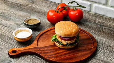 Burger de poitrine de poulet