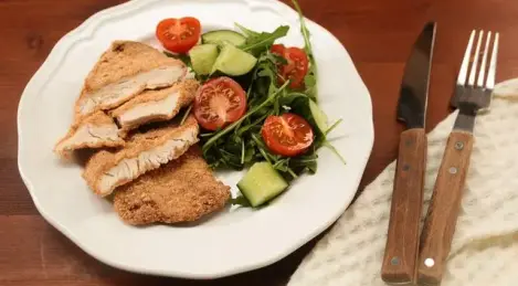 Baked chicken fillet