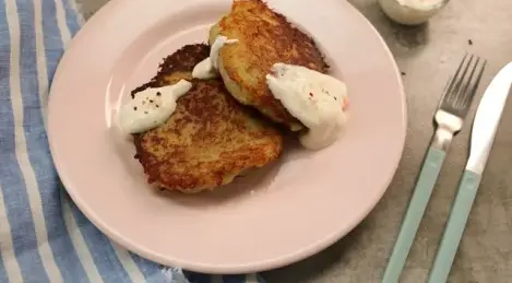 Kartoffelpuffer mit Hackfleisch