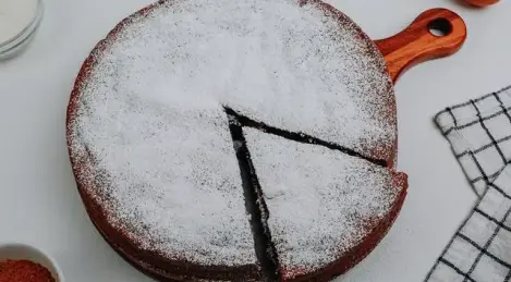 Sponge cake with cocoa