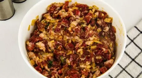 Minced meat for manti
