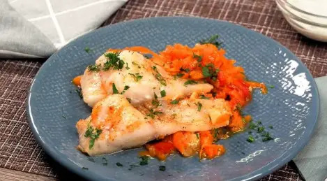 Bacalao con zanahorias