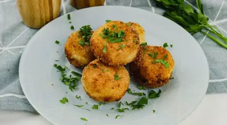 Breaded Rice and Cheese Balls