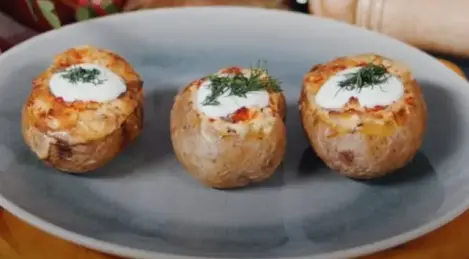 Baked Potatoes with Stuffing