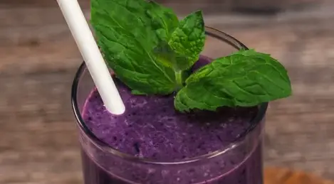 Batido de arándanos