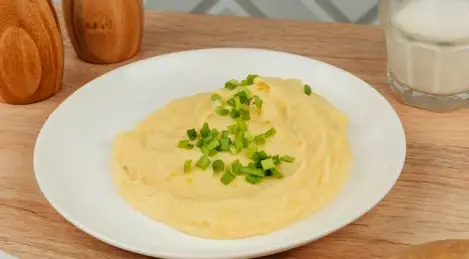Puré de papas con leche