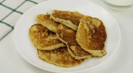 Pancakes with onions
