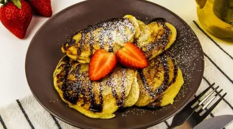 Pancakes with dry milk
