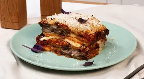 Hausgemachter Auberginenparmesan
