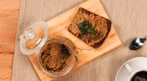 Mushroom caviar from honey fungus