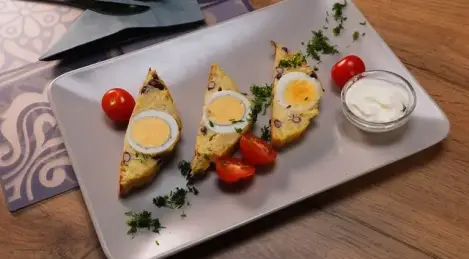 Rouleau de pommes de terre au four