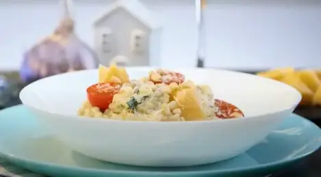 Spinach risotto