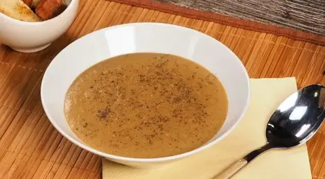 Crème de champignons séchés