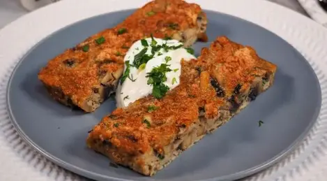 Casserole with mushrooms