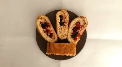 Petit pain délicat au fromage frais