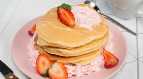 Panqueques esponjosos con leche