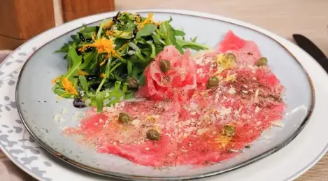 Carpaccio di tonno