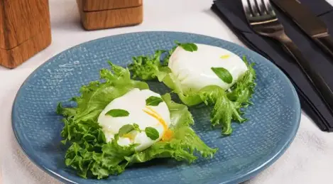 Poached egg in a bag